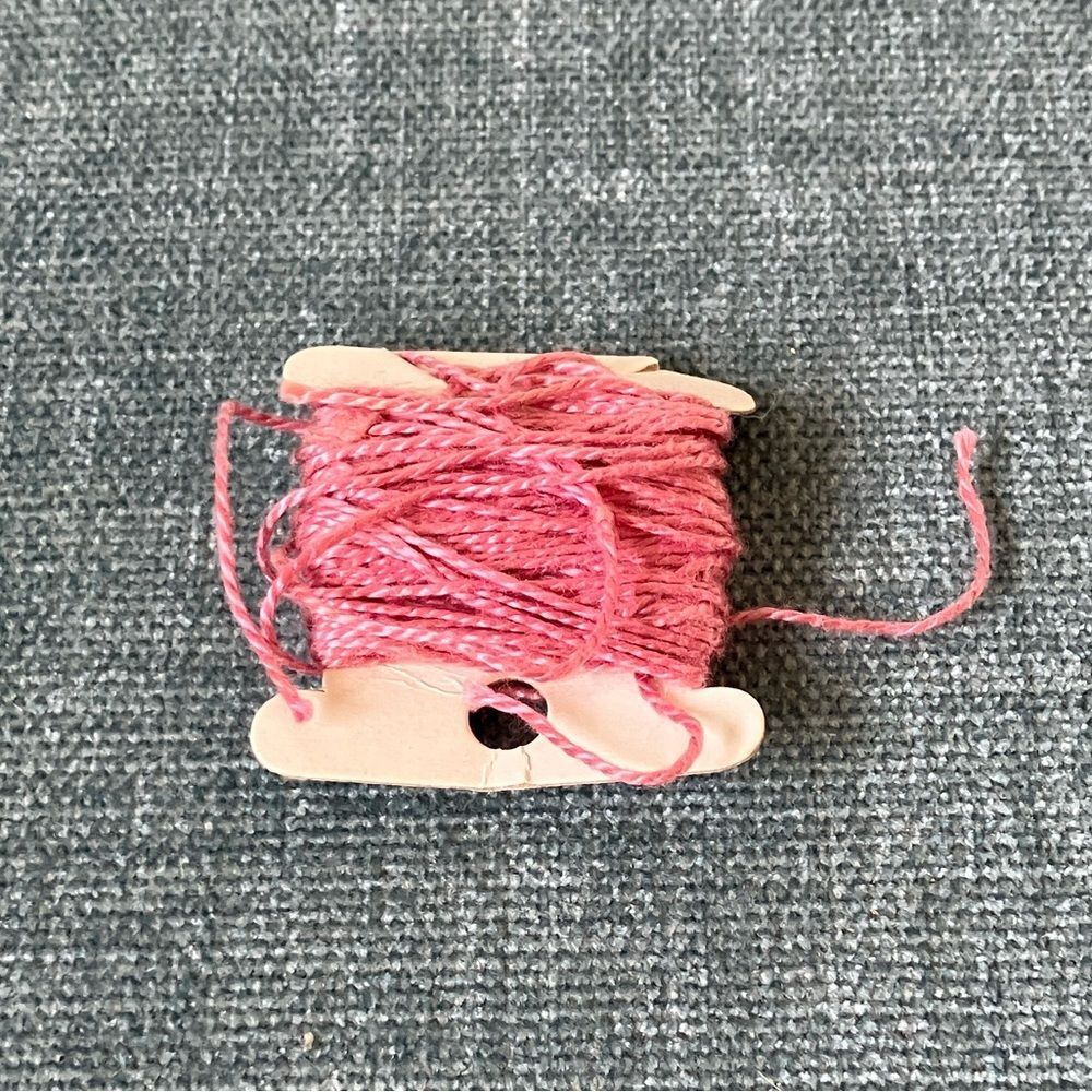 Pink Needlepoint Thread Yarn